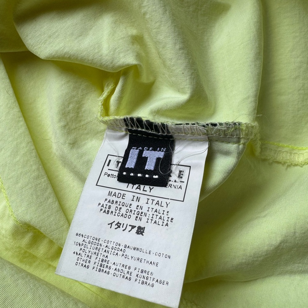 VERSACE Neon Yellow Button Up XS - Picture 4 of 5